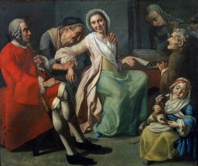 Het concert door Gaspare Traversi